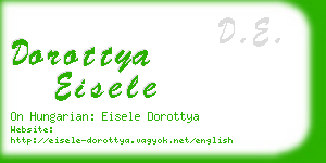 dorottya eisele business card